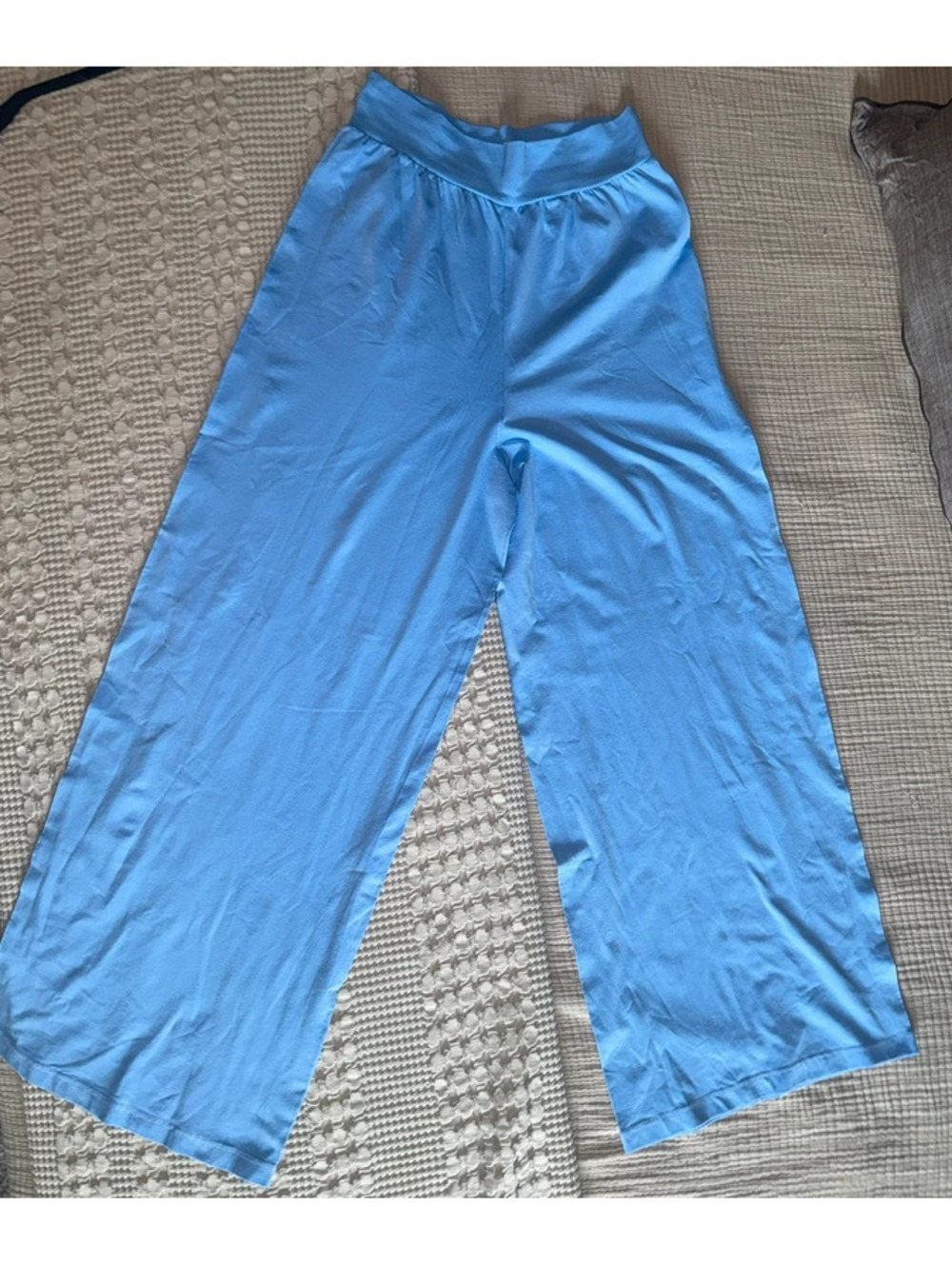 OQQ soft blue lounge pants - S